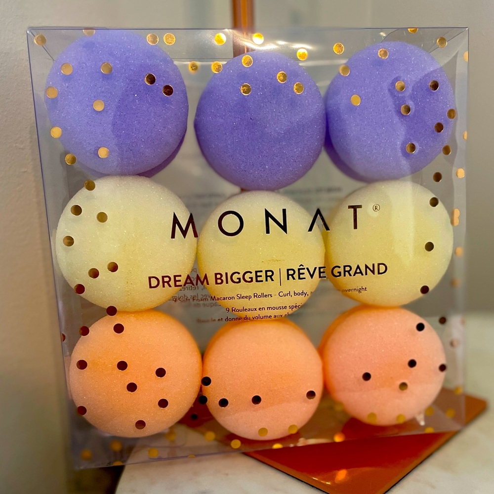 MONAT soft foam macaron sleep rollers